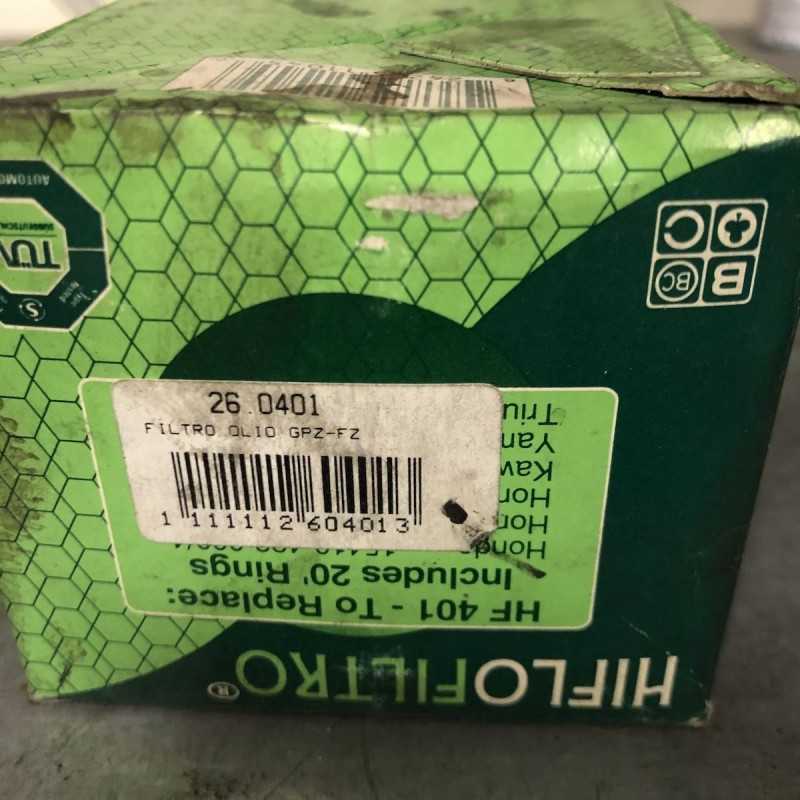 Filtro Olio HIFLO - Cod.HF401 GPZ-FZ