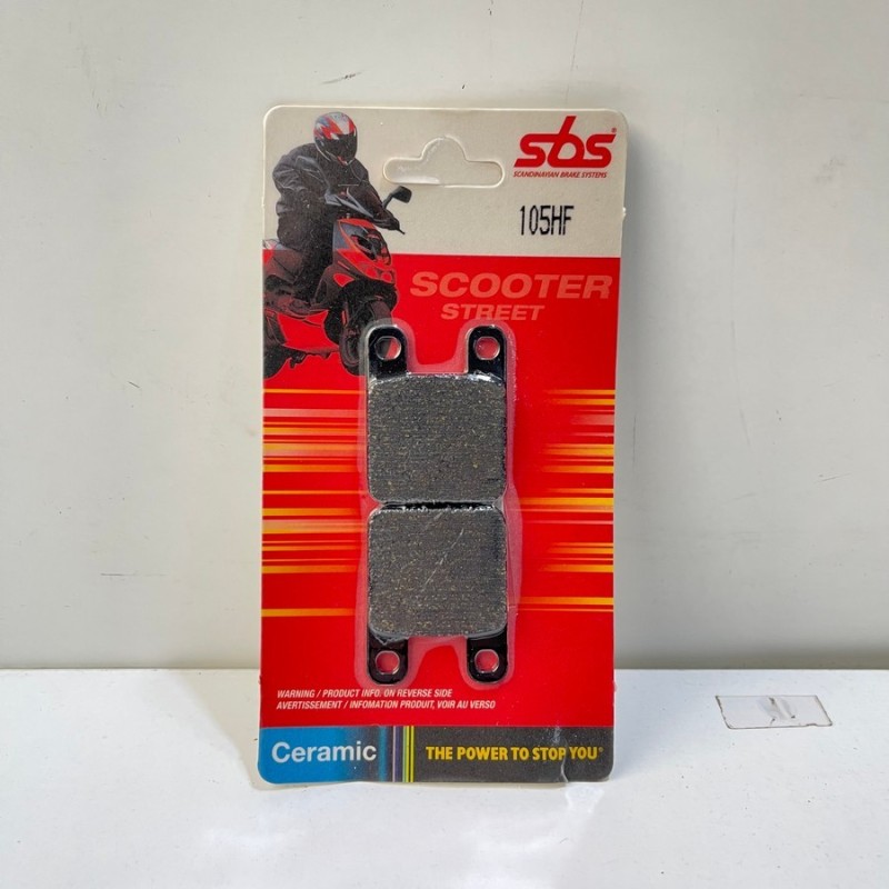 SBS 105HF PASTIGLIE FRENO POSTERIORE DERBI PREDATOR