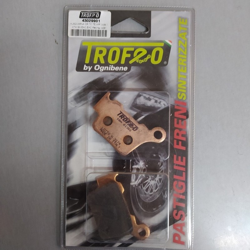 PASTIGLIE FRENO POST. TROFEO HUSQVARNA 250 2014-2019 COD.43029901