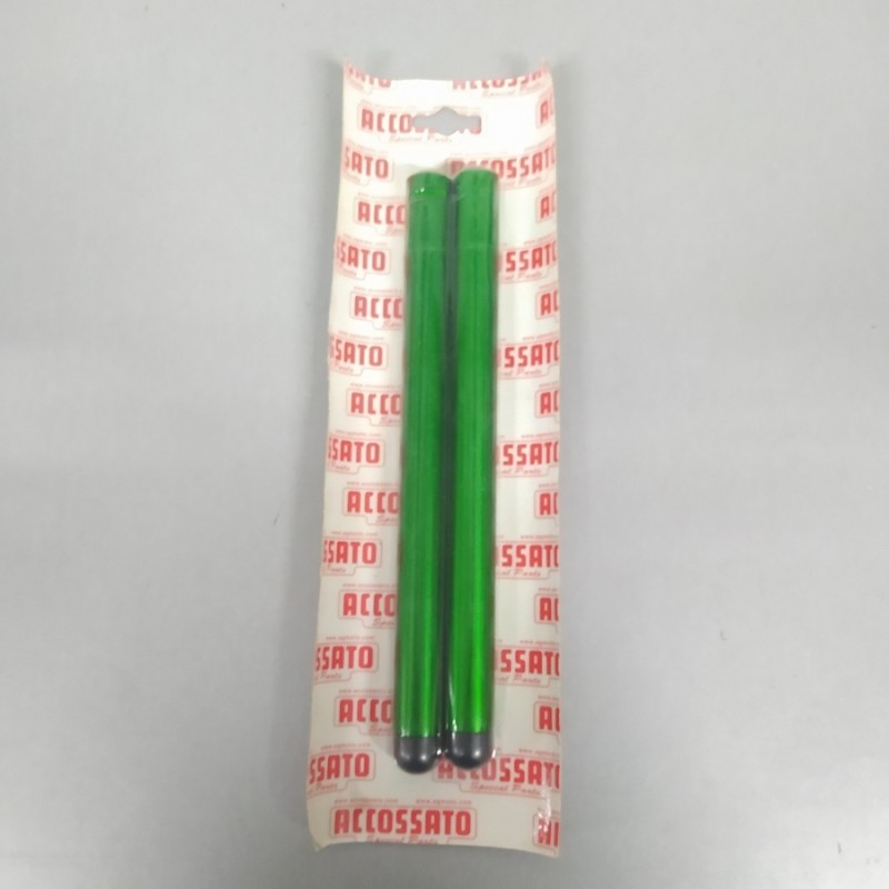 Coppia tubi semimanubri Accossato alluminio VERDI