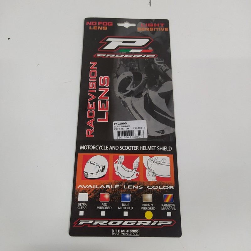 ADESIVO VISIERA LENTE BRONZO PROGRIP COD.PG3000