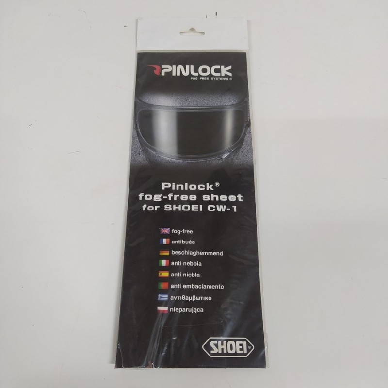 PELLICOLA ANTI NEBBIA PINLOCK PER CASCO SHOEI CW-1