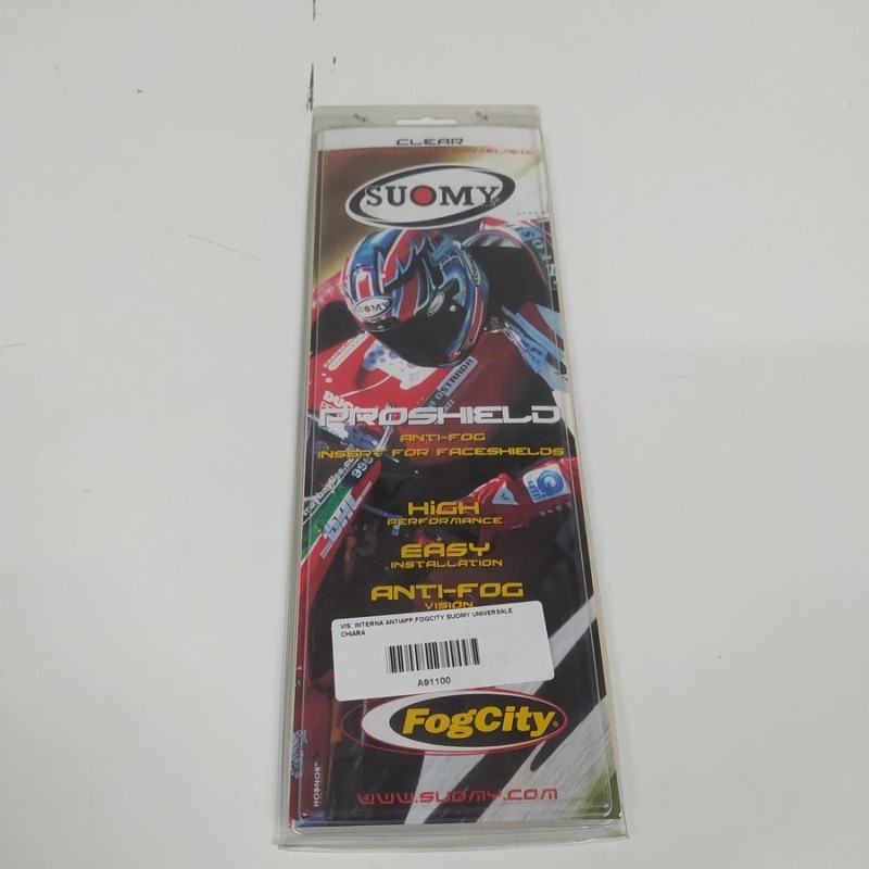 PELLICOLA ANTI NEBBIA FOGCITY SUOMY CHIARA UNIVERSALE COD.A91100