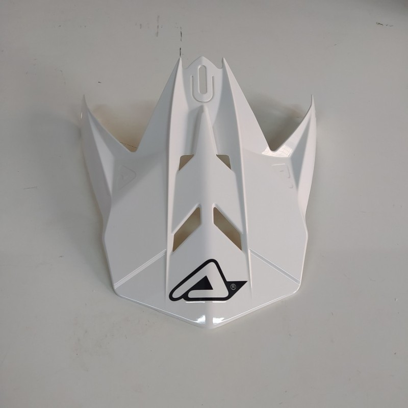 VISIERA PARASOLE CASCO ACERBIS CROSS OFFROAD BIANCO