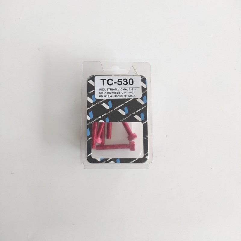 BULLONERIA VICMA 0.5X30 MM ROSSO COD.TC-530