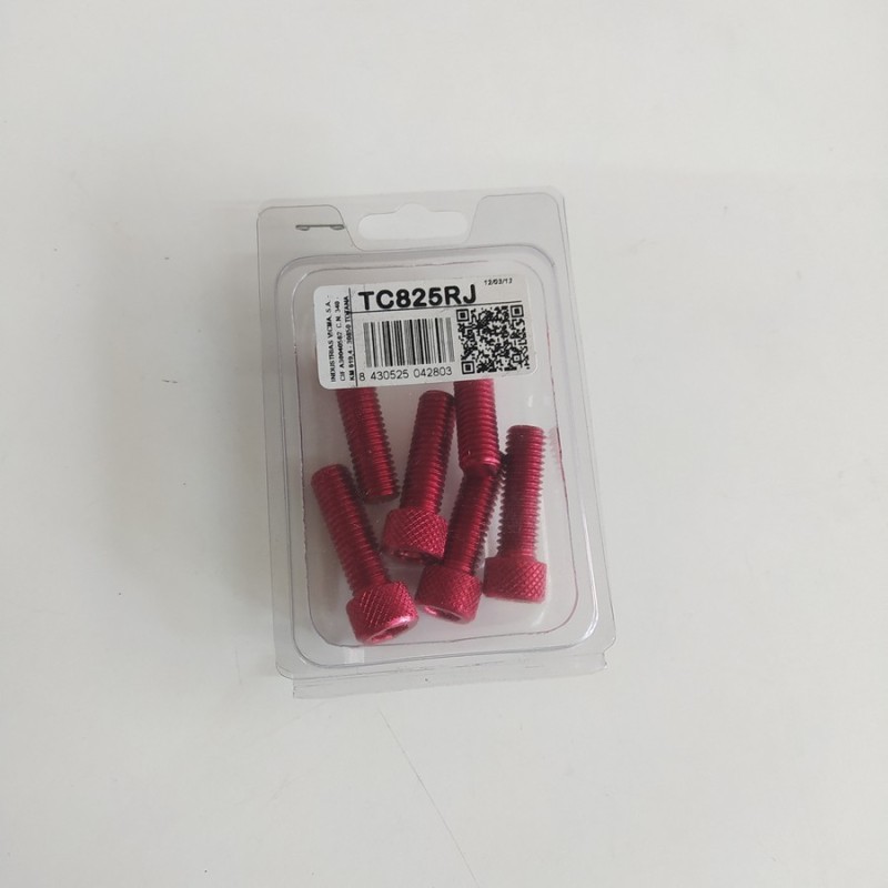BULLONERIA VICMA 0.8X25 MM ROSSO COD.TC-825RJ