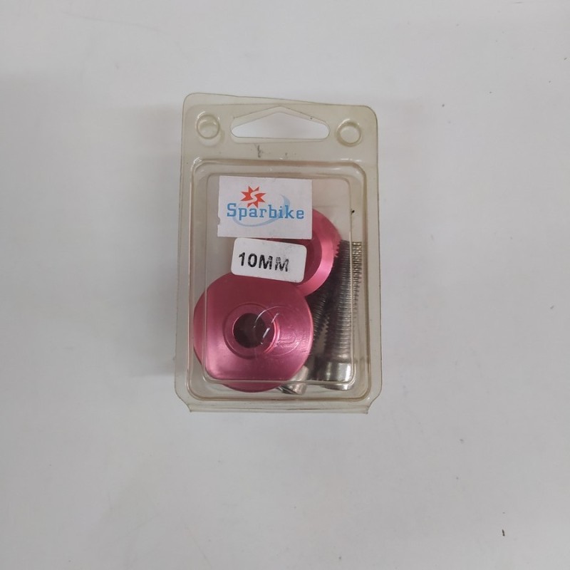 COPPIA DI NOTTOLINI ALZA MOTO ROSSO SPARBIKE 10MM