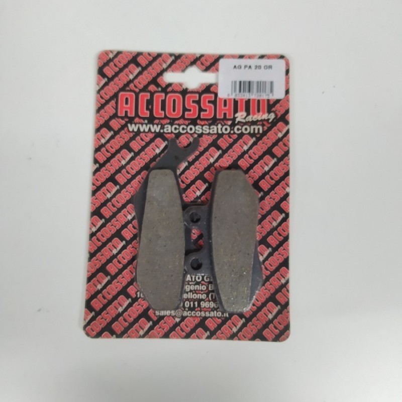 PASTIGLIE OR ANTERIORI ACCOSSATO GILERA RUNNER 180 2T 2005 COD.AGPA20OR